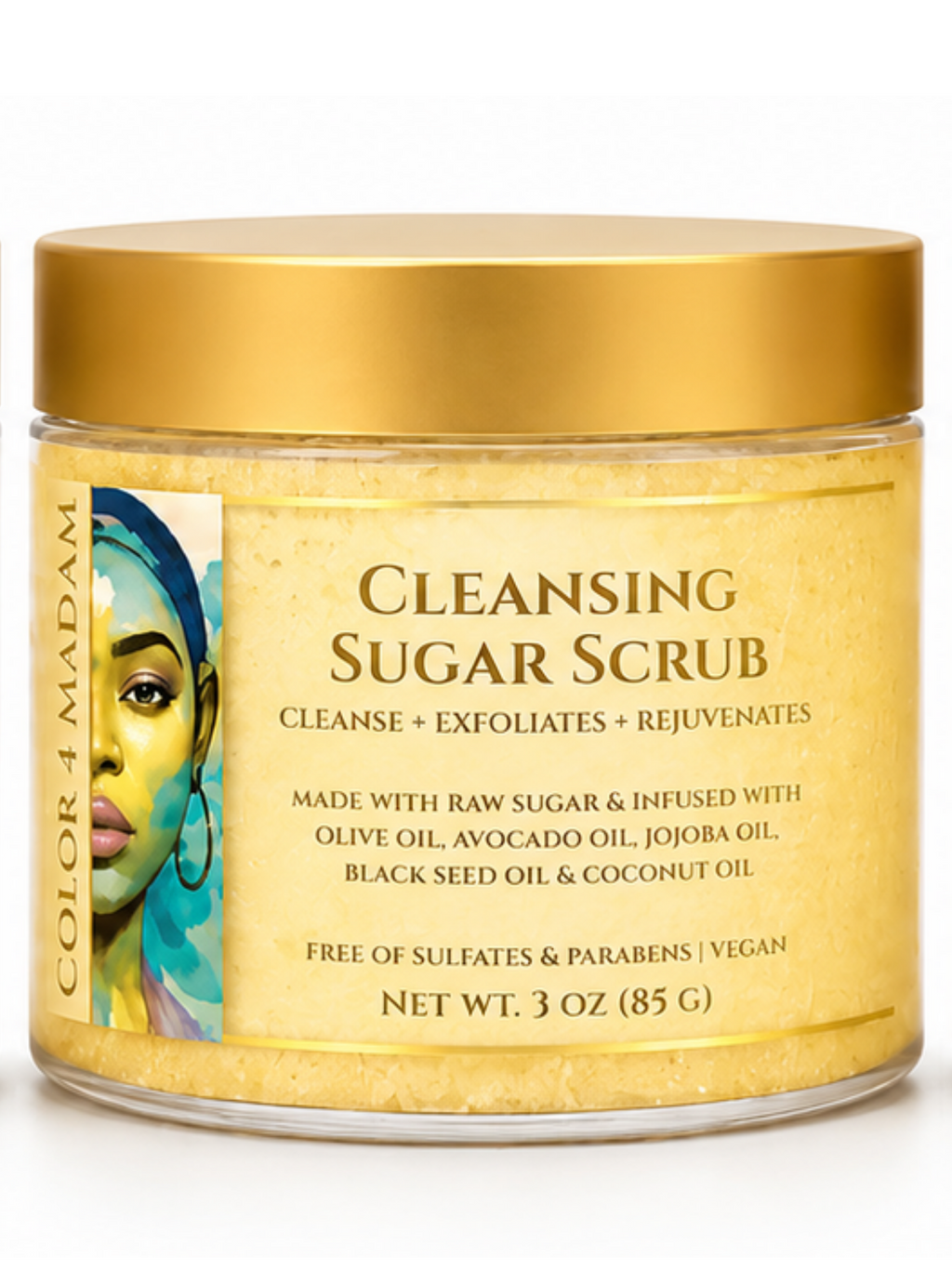 Luxury Sugar Scrub for Smooth Skin | Exfoliating Body Polish | Raw Sugar & Botanical Oils