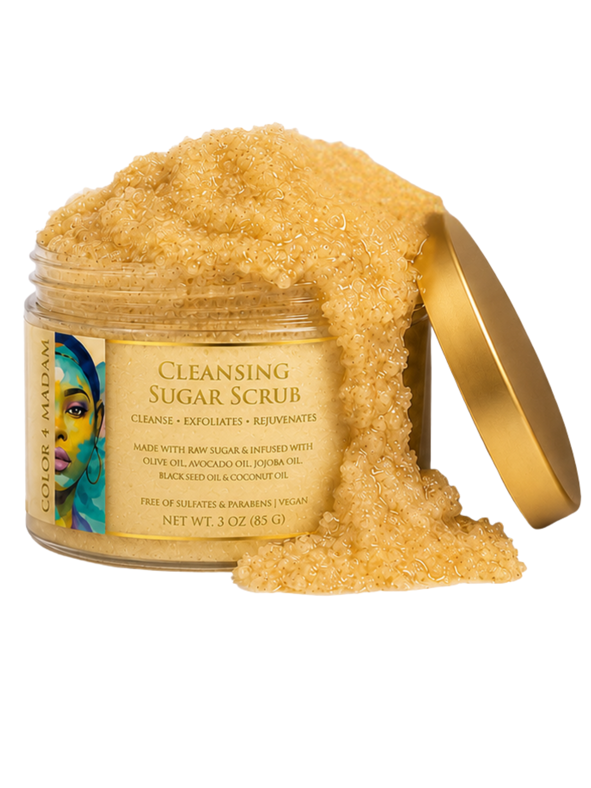 Luxury Sugar Scrub for Smooth Skin | Exfoliating Body Polish | Raw Sugar & Botanical Oils