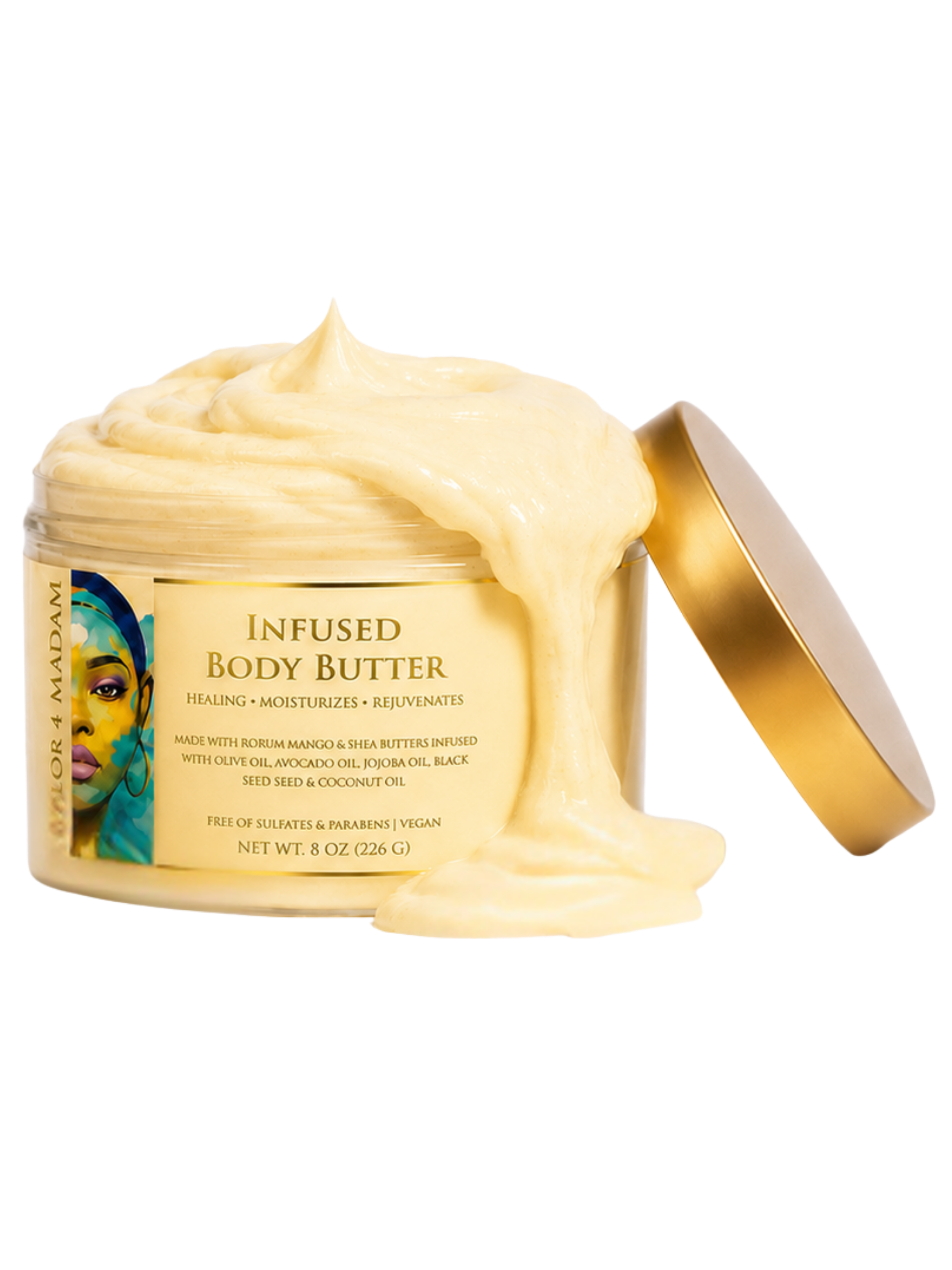 Luxury Body Butter for Dry Skin | Shea, Mango & Black Seed Oil