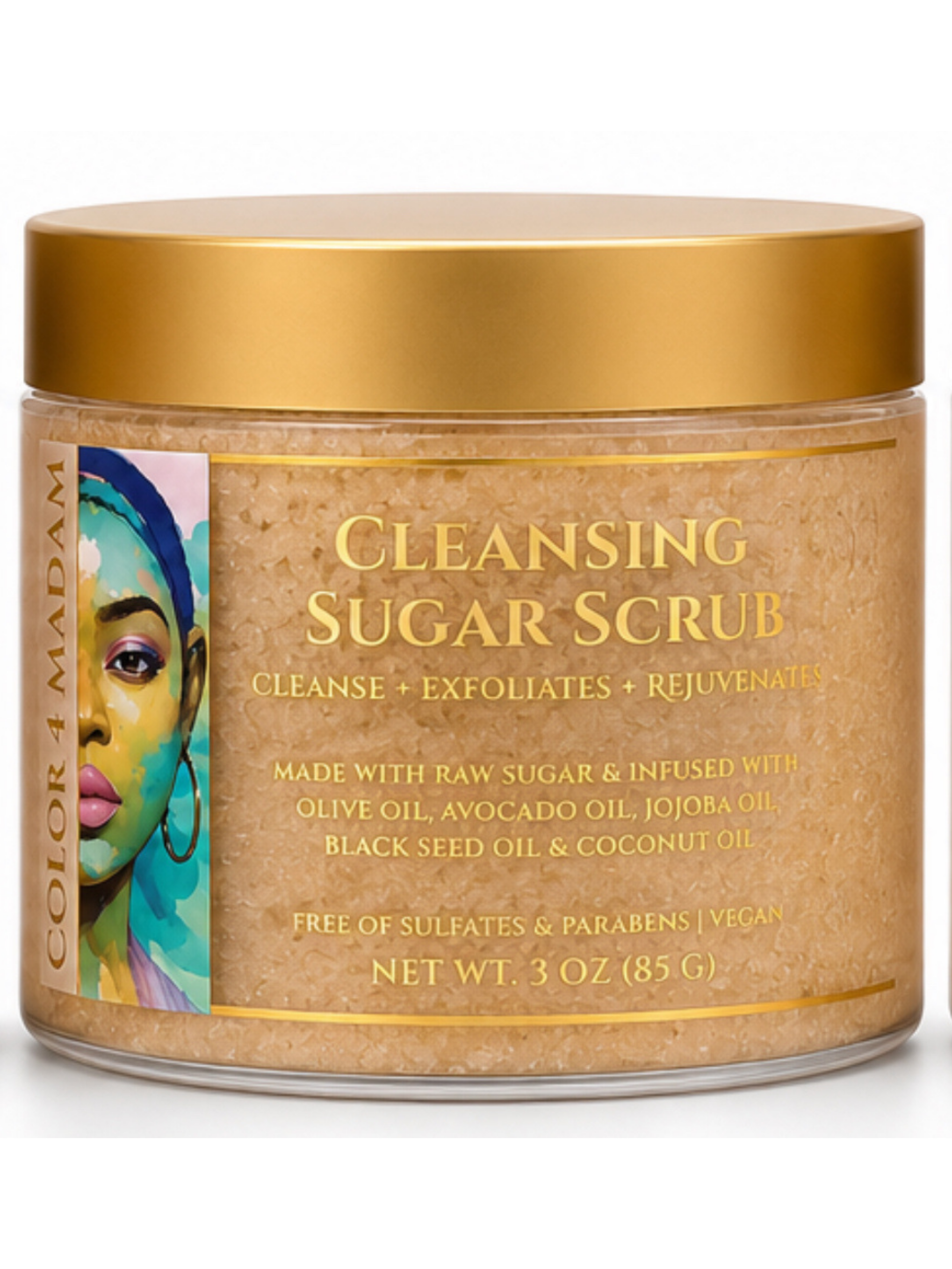 Luxury Sugar Scrub for Smooth Skin | Exfoliating Body Polish | Raw Sugar & Botanical Oils