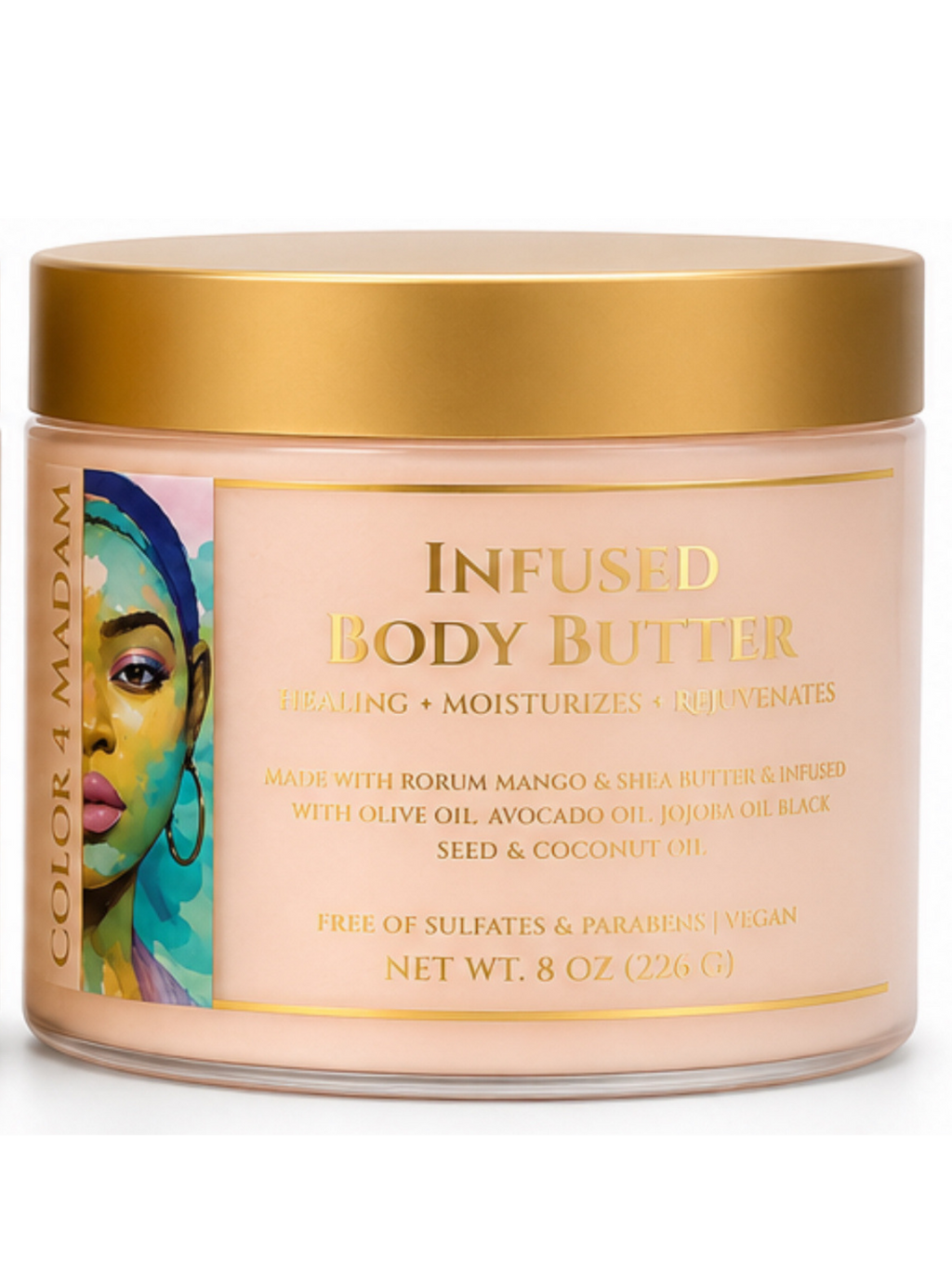 Luxury Body Butter for Dry Skin | Shea, Mango & Black Seed Oil