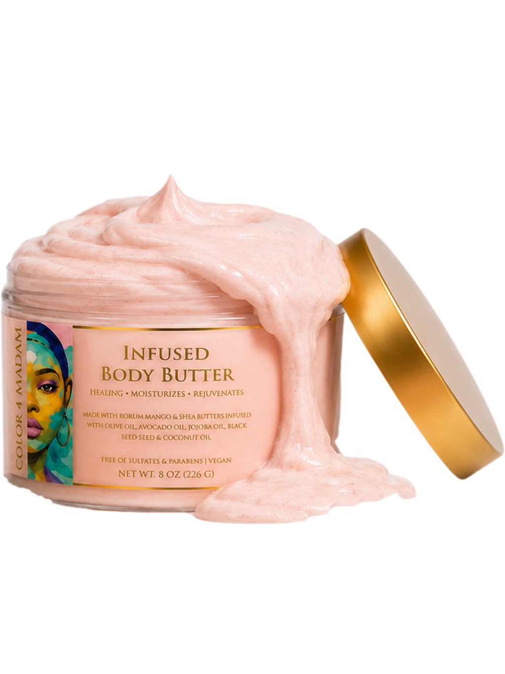 Luxury Body Butter for Dry Skin | Shea, Mango & Black Seed Oil