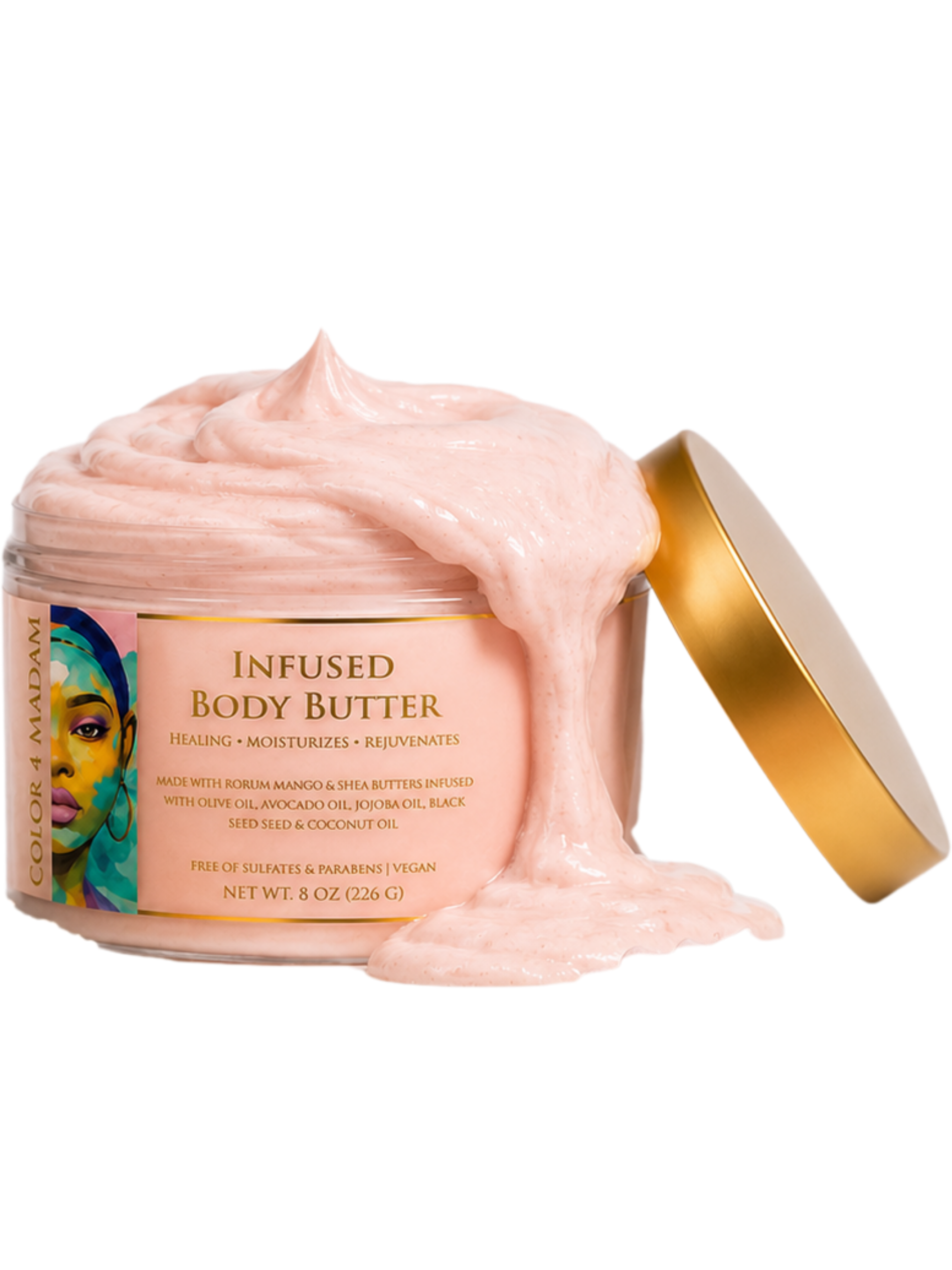 Luxury Body Butter for Dry Skin | Shea, Mango & Black Seed Oil