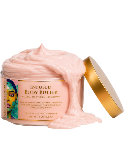 Luxury Body Butter for Dry Skin | Shea, Mango & Black Seed Oil