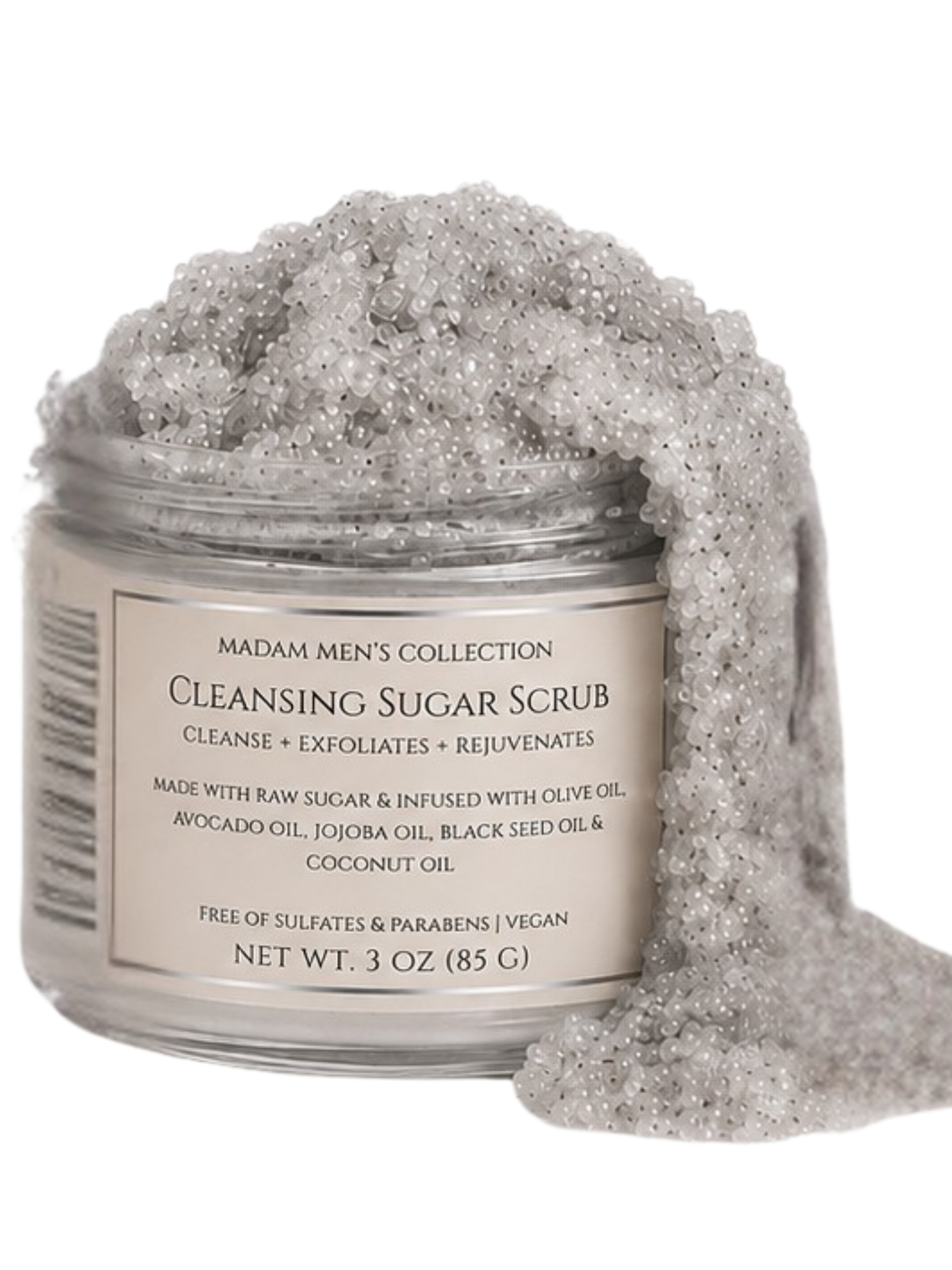 Luxury Sugar Scrub for Smooth Skin | Exfoliating Body Polish | Raw Sugar & Botanical Oils