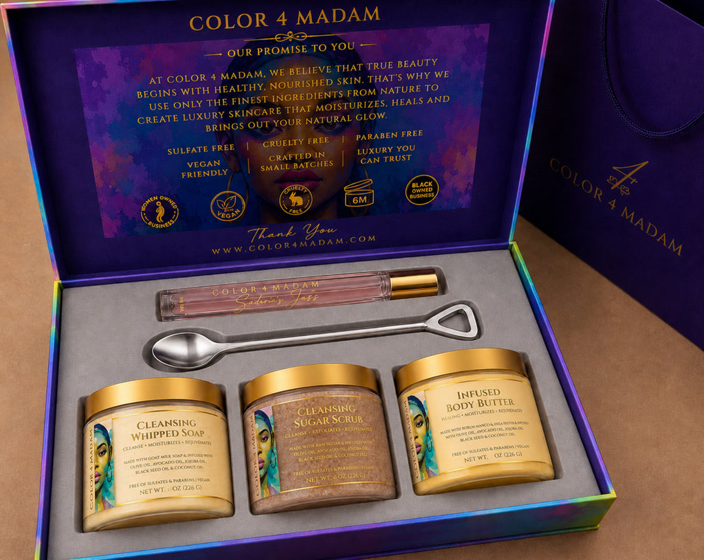 3 oz Luxury Discovery Collection | Body Butter, Sugar Scrub, Whipped Soap & Fragrance Sample